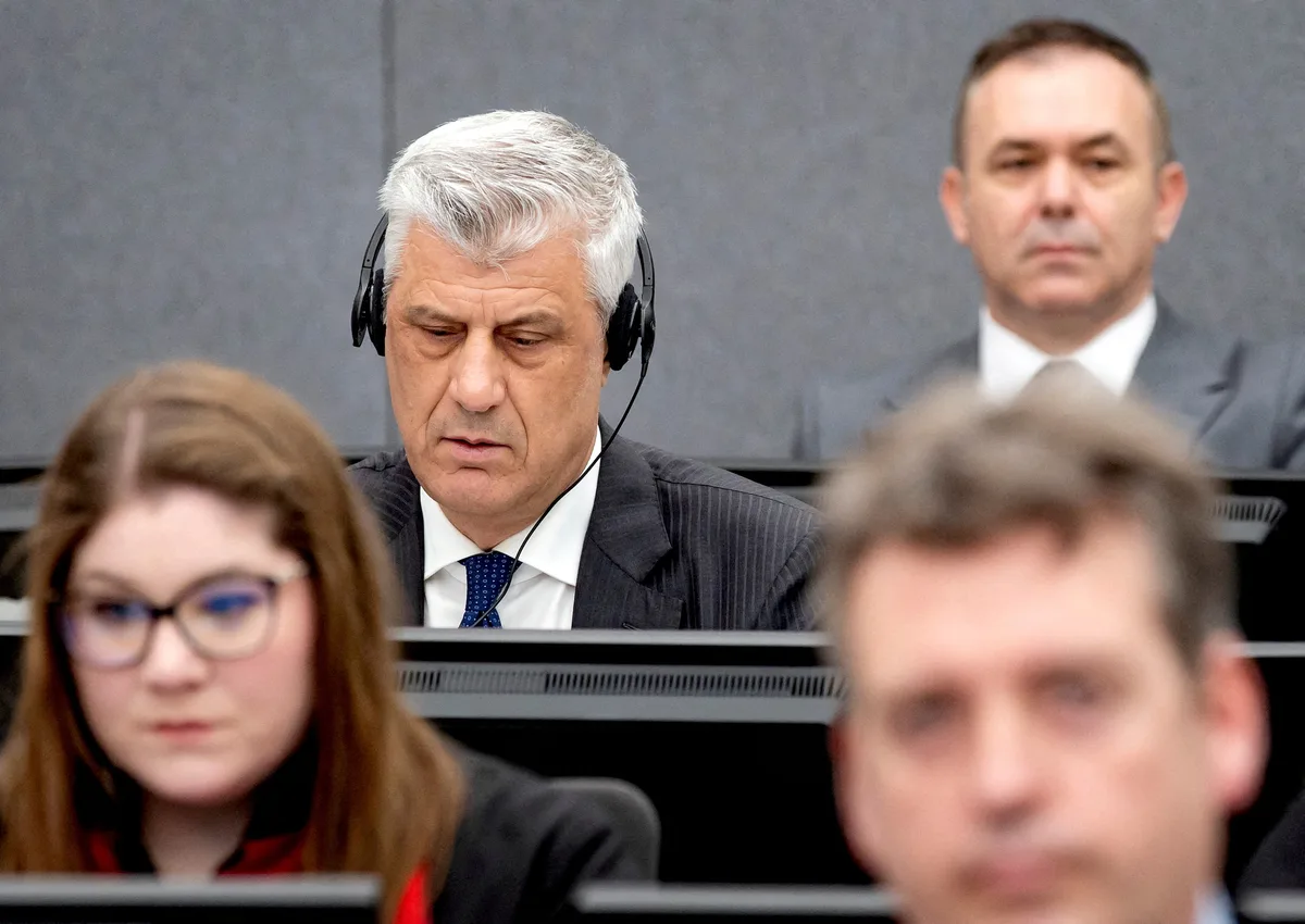 El ex presidente de Kosovo Hashim Thaçi fue condenado a 25 años de prisión por crímenes de guerra
