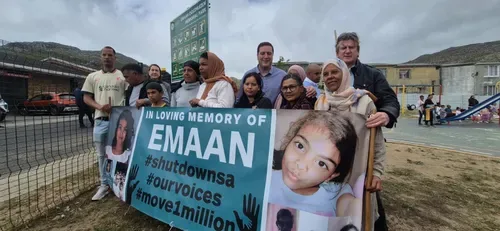 Ocean View park renamed in memory of seven-year-old Emaan Solomons