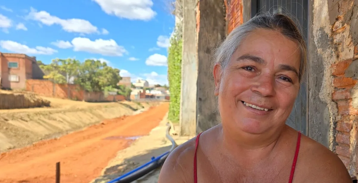 Córrego do Cintra é urbanizado em Montes Claros