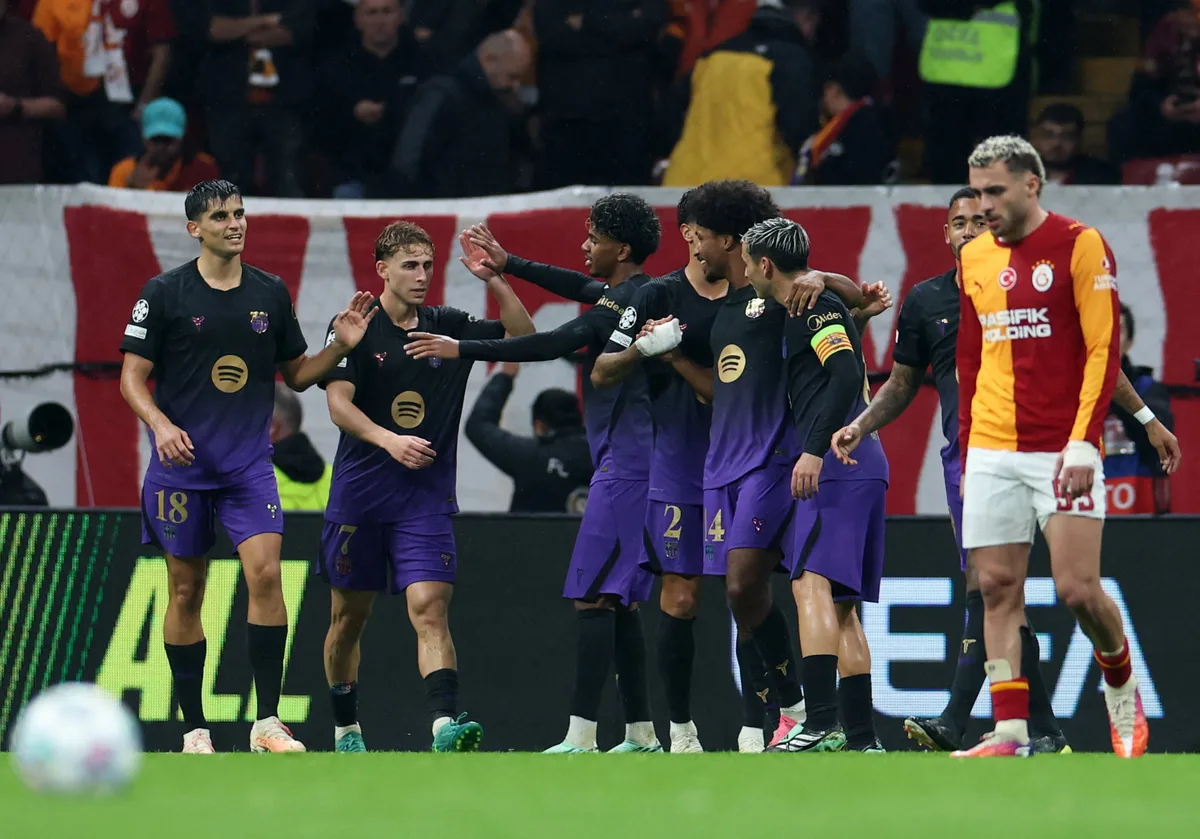 Galatasaray - Barcelona en directo | Gordon y Fermín le dan la vuelta al marcador