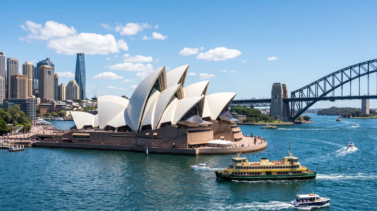 Com telhados projetados a partir das fatias de uma única esfera geométrica, o maior ícone arquitetônico da Oceania quase foi cancelado por desafiar completamente os limites da engenharia de sua época