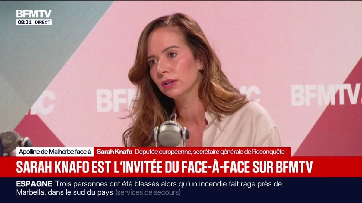 Sarah Knafo, secrétaire générale de Reconquête: "Les Français vivent dans un système où l'on a fait croire que tout est gratuit"