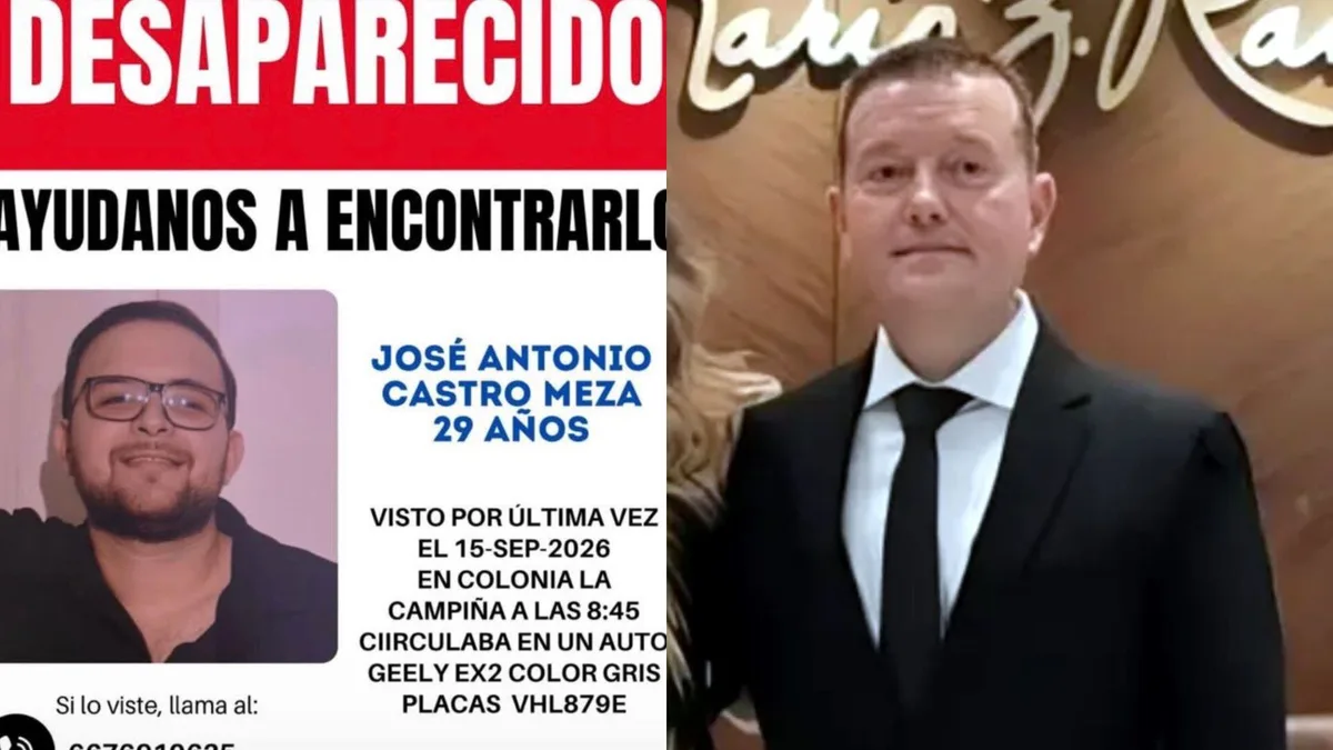 Dos estadounidenses desaparecen en Culiacán: qué se sabe de José Antonio Castro Meza y del empresario joyero Luis Mario Zúñiga Ramos