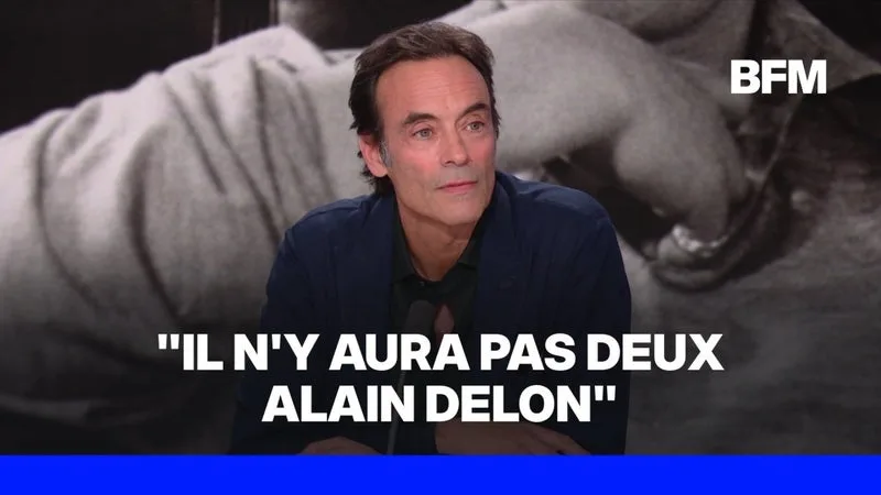 "Il n'y aura pas deux Alain Delon", déclare son fils, Anthony Delon sur BFMTV