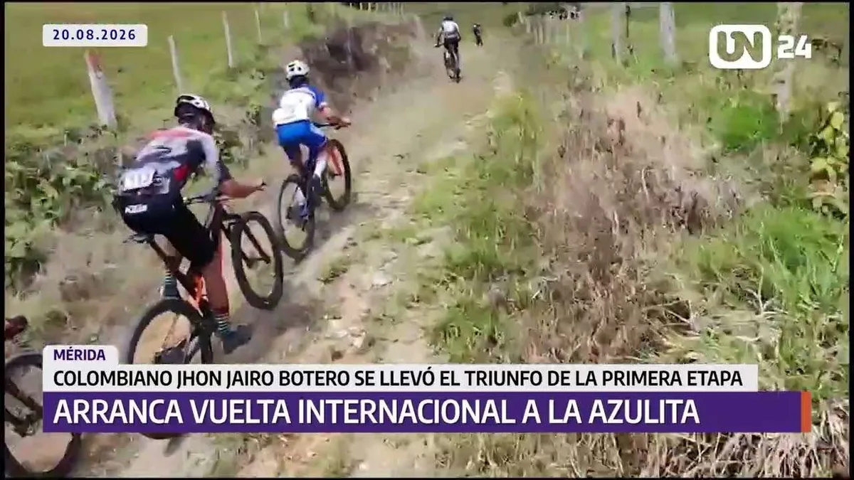 Vuelta a La Azulita arranca con victoria colombiana en Mérida