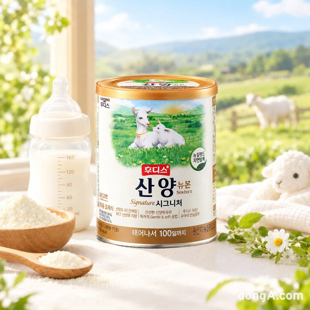 340g 소용량에 모유 영양 담았다…일동후디스, ‘후디스산양 뉴본’ 출시