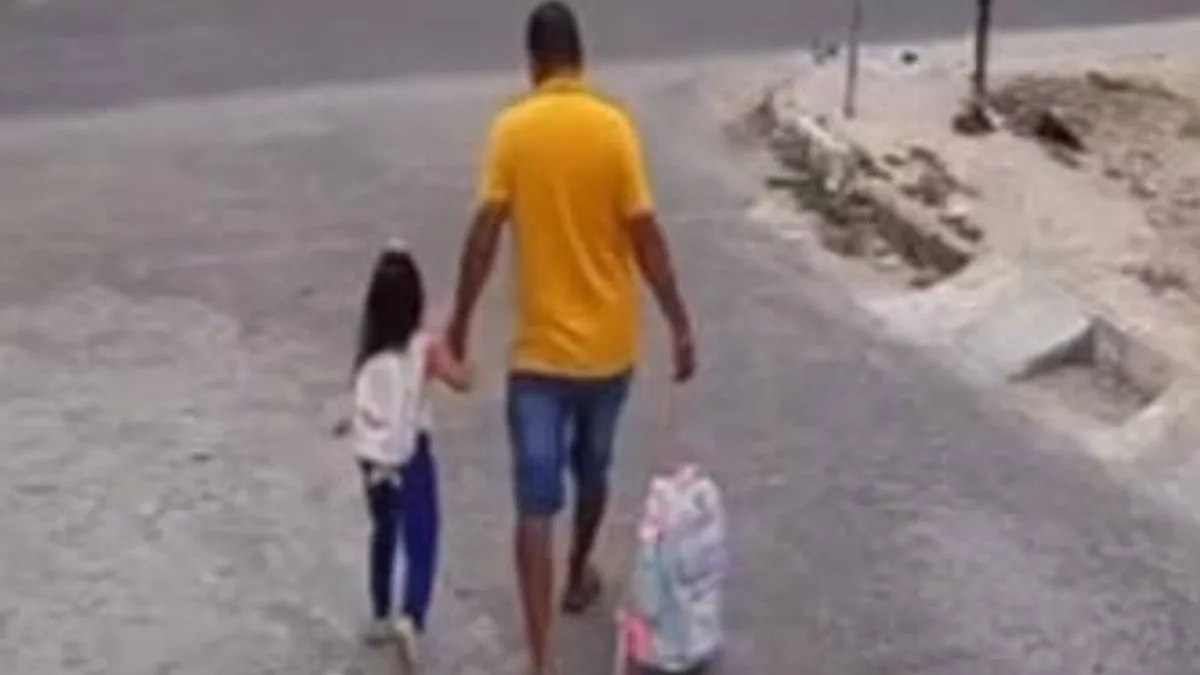 Pai morto a tiros enquanto levava filha para escola pode ter sido alvo de agiota, diz esposa