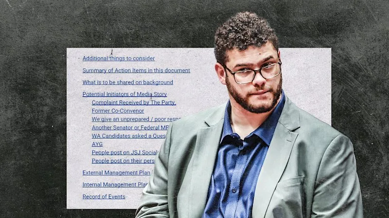 How to kill a story: The secret dossier the Greens used to protect Steele-John