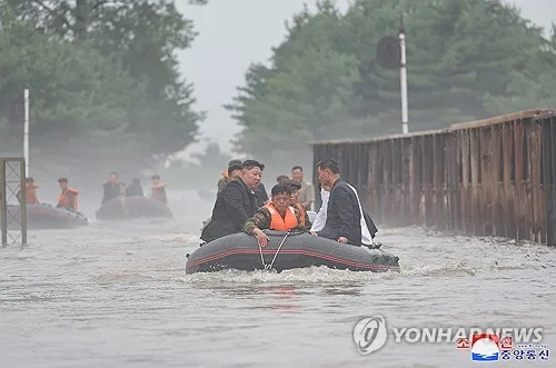 신의주에 14시간 만에 334㎜ 폭우…北방송 "많은 비 특급경보"