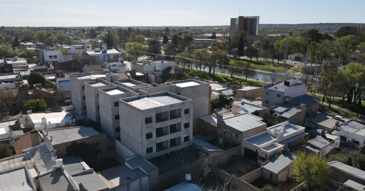 La construcción gana fuerza en una ciudad de la Patagonia y acumula 21.335 m² de obra nueva