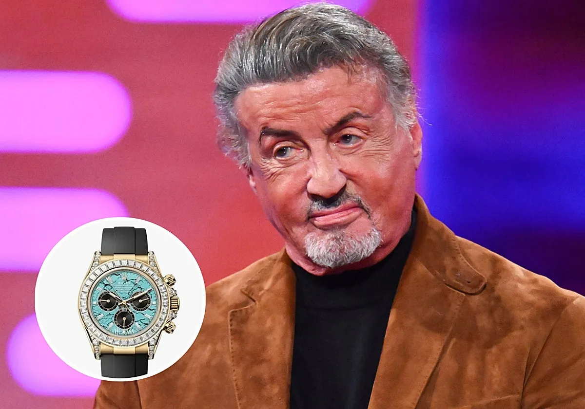El exclusivo reloj con diamantes de Sylvester Stallone que cuesta un millón de euros