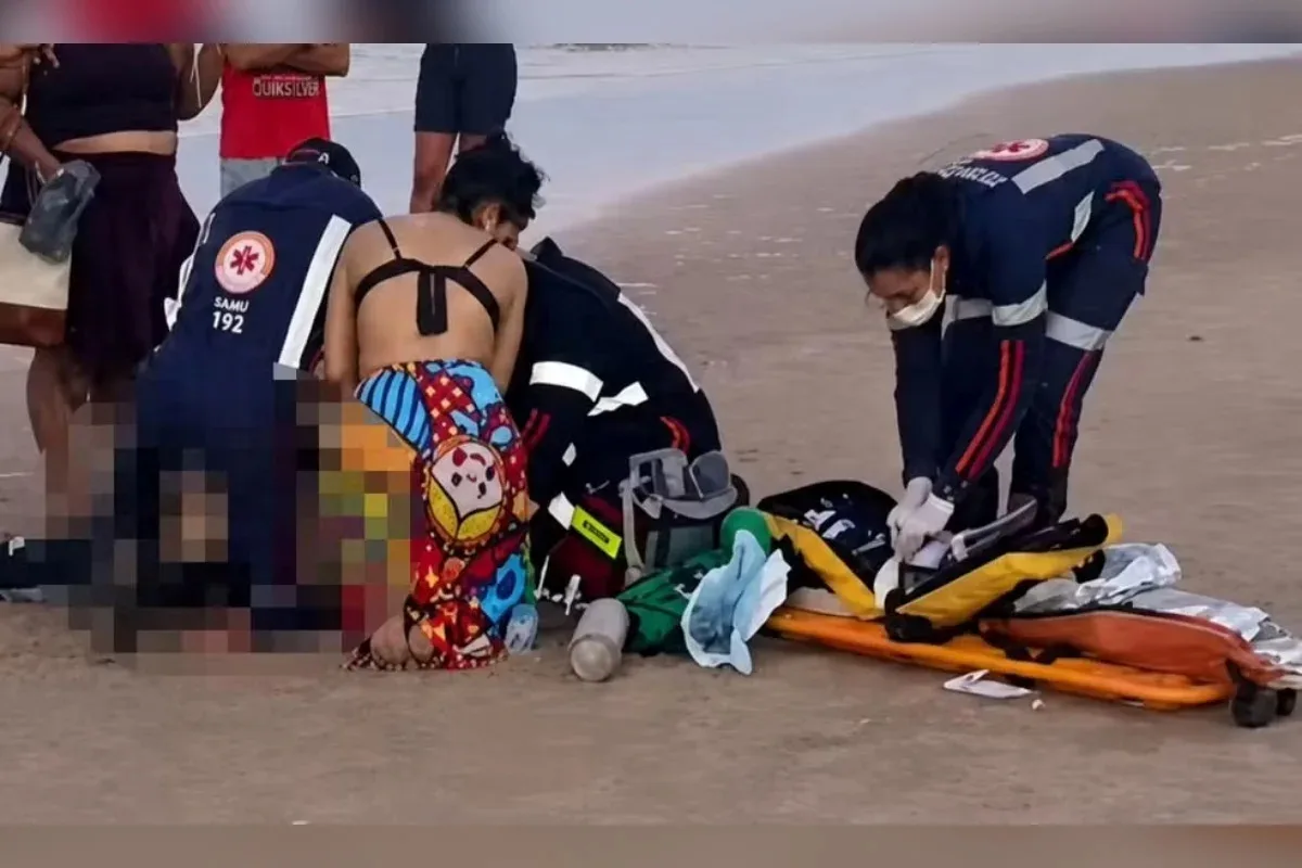 Turista morre afogado após salvar filho em praia turística da Bahia