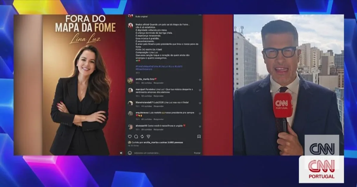 Música da campanha de Lula da Silva foi criada com recurso à IA. "Falha o regime de transparência da legislação brasileira"