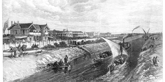 Le premier âge du canal de Suez, à l’ombre des empires français et britannique