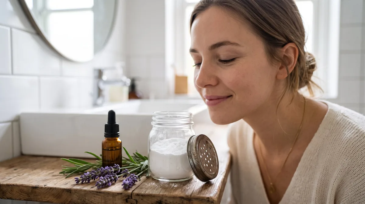 Haz tu propio aromatizante natural para el baño con bicarbonato y aceites esenciales