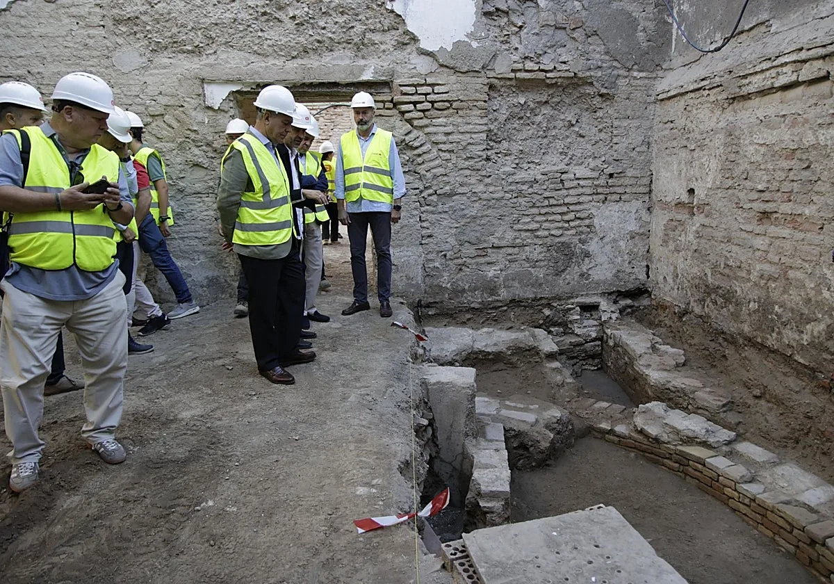 Las obras del monasterio de Santa Clara de Sevilla sacan a la luz una noria almohade