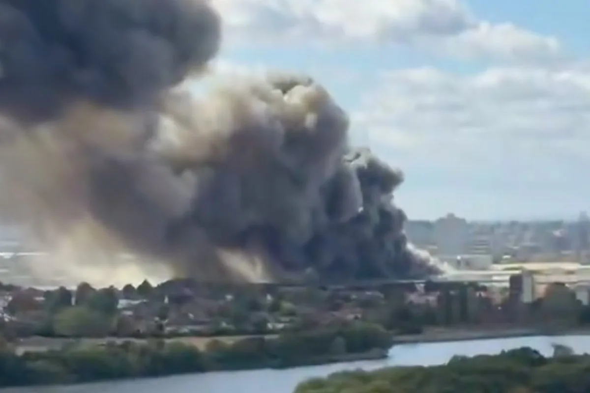 Wembley fire latest: Huge plume of smoke over London as blaze near stadium and Ikea sparks rail chaos