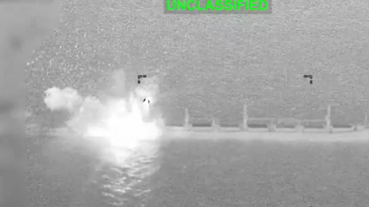 U.S. military says it disabled cargo vessel trying to run Iran blockade