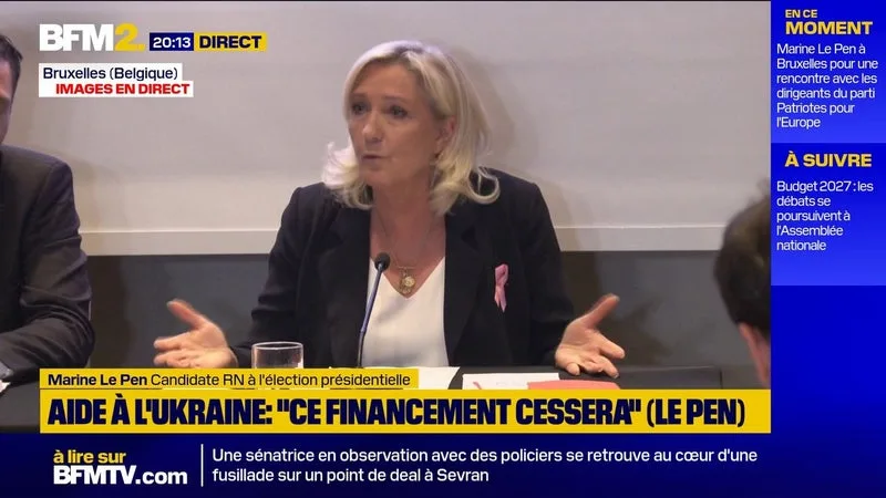"Je ne promets pas à tout le monde de partir à la retraite pleine à 60 ans, ce n'est pas raisonnable", soutient Marine Le Pen