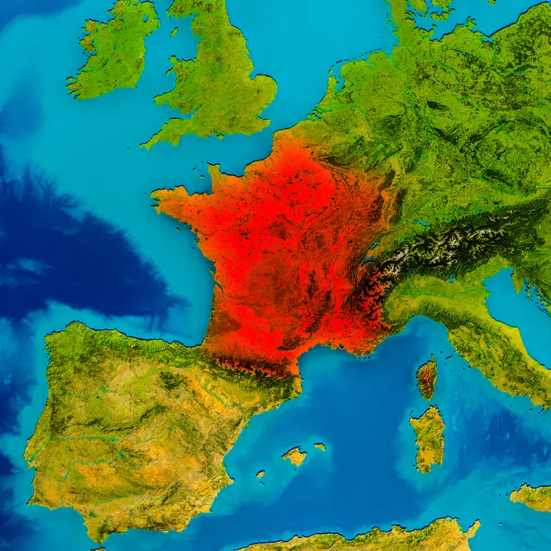 Actualité : Vue de l’espace, la France a changé de couleur : ces images satellites montrent l’ampleur de la sécheresse après les canicules