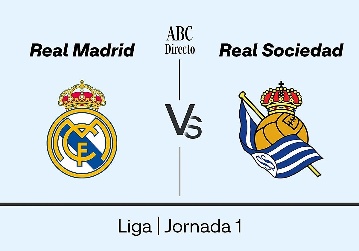 Real Madrid - Real Sociedad en directo: resultado, ganador y goles del partido de la Liga hoy
