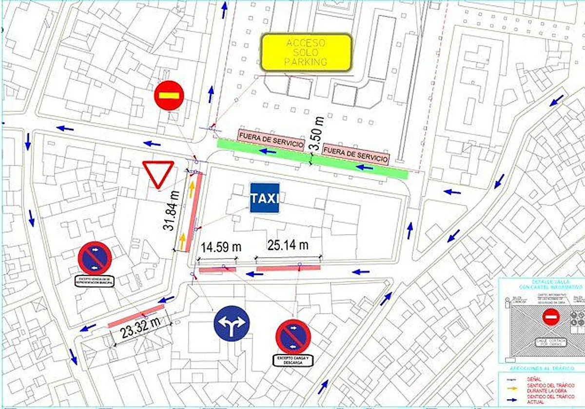 Un tramo de la Plaza Nueva estará cortado al tráfico durante tres semanas