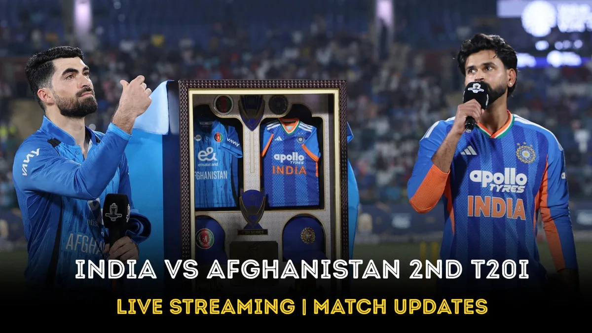 India vs Afghanistan live streaming: Where to watch 2nd T20I live today?