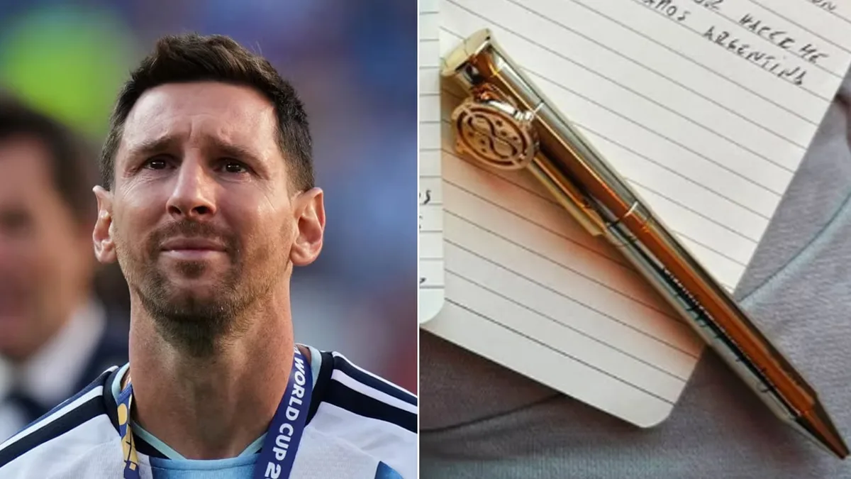 Cuánto cuesta y dónde comprar la lapicera con la que Lionel Messi escribió su despedida de la Selección argentina