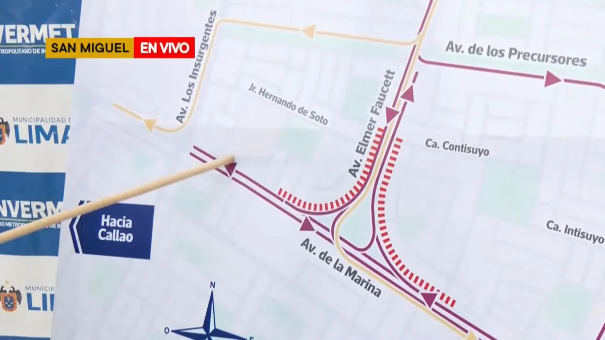 Desvíos vehiculares por obras en el óvalo Faucett: marcha blanca inició este lunes