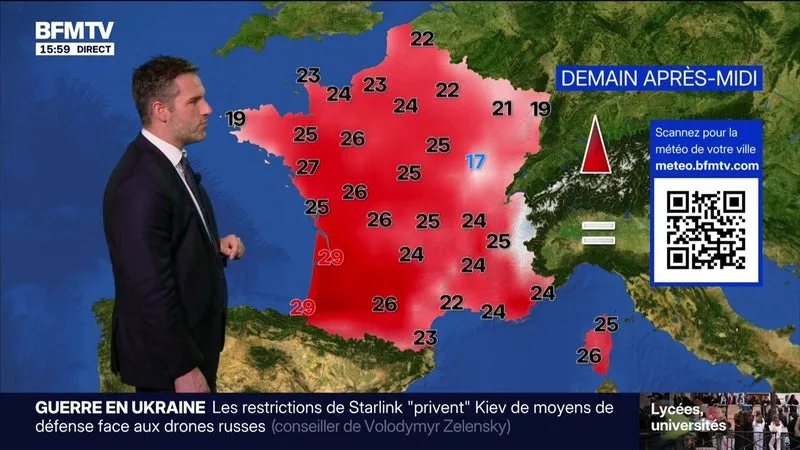 La météo pour ce jeudi 15 octobre 2026