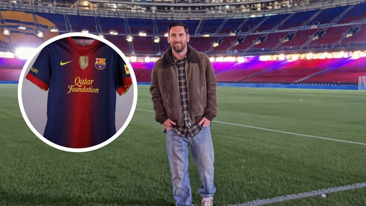 ‘Sem problemas’: camisa doada por Messi em gesto de humildade rende ‘bolada’ em leilão