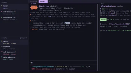Herdr: Terminal-Multiplexer sortiert Flotten von Coding-Agenten