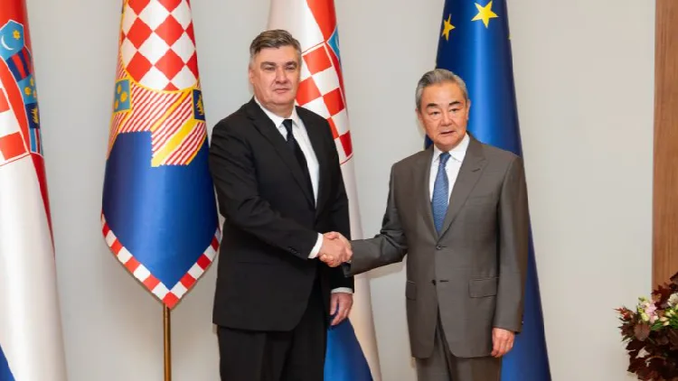 Croatian president meets Chinese FM, pledges to strengthen cooperation