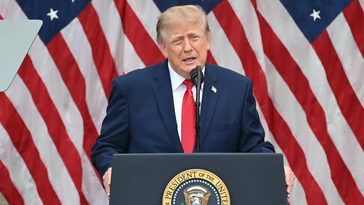 USA unter Trump: Trump spricht am Pentagon zum 11. September