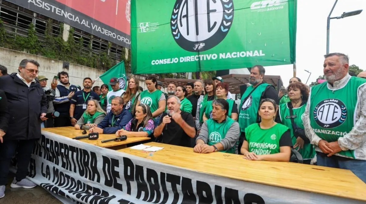 ATE anunció medidas de fuerza los aeropuertos que podrían afectar los vuelos esta semana