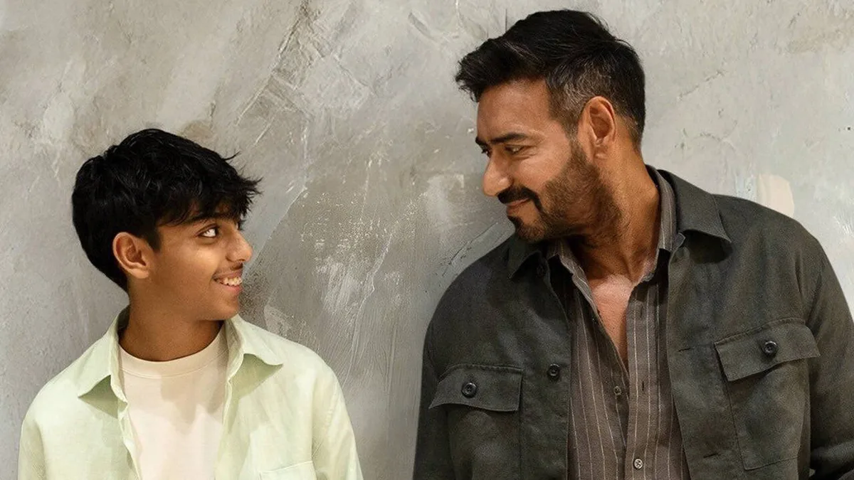 Ajay Devgn visits Trimbakeshwar temple holding son Yug's hand