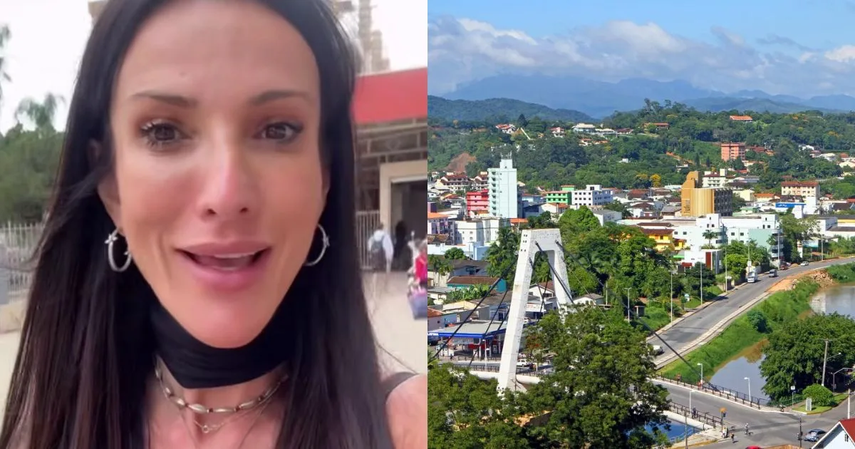 Empresária famosa por Ilhados com a Sogra esquece celular e encontra aparelho no mesmo lugar horas depois em SC: ‘Como eu amo aqui’