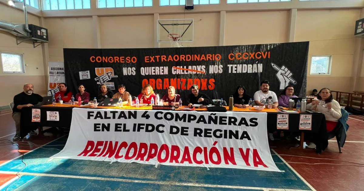 Unter reclama una nueva paritaria en Río Negro y advierte con un paro de 48 horas si no hay una propuesta salarial