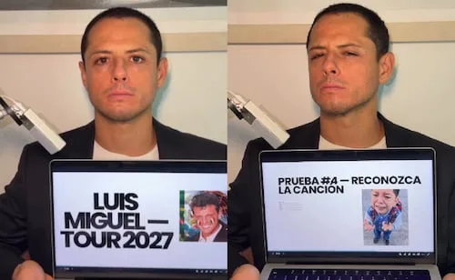 "Chicharito" Hernández se apunta para el tour 2027 de Luis Miguel; el futbolista lanza candidatura para ser fan número uno