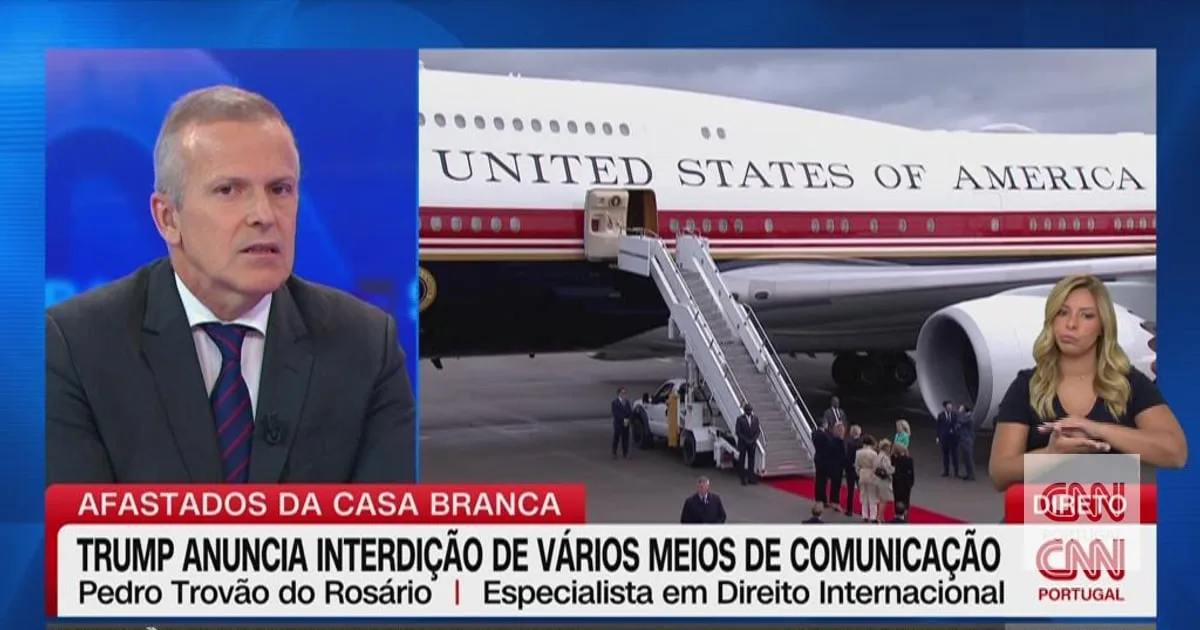 Trump interdita CNN e Politico. "Não é apenas uma questão de ilegalidade, é uma questão de inconstitucionalidade"
