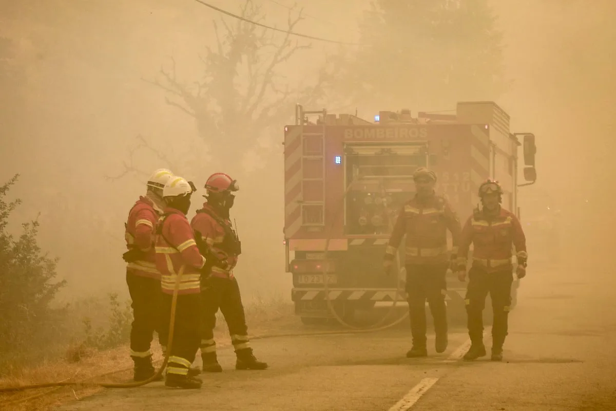 A1 cortada nos dois sentidos na zona de Aveiro de viso a incêndio