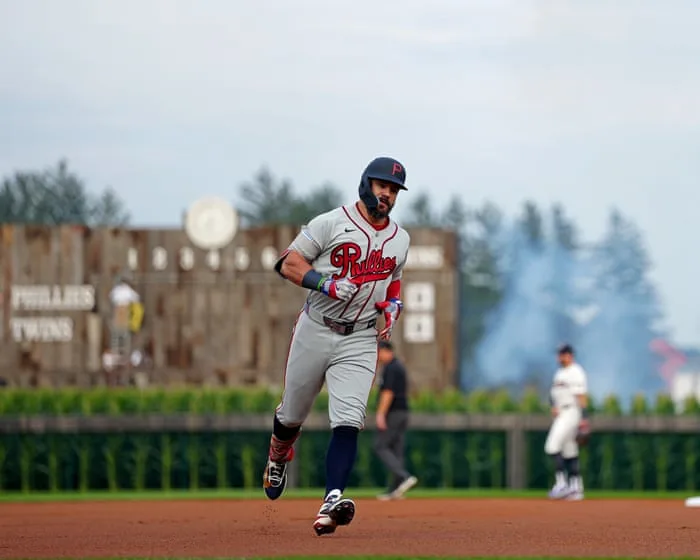 Major League Baseball comes to rural Iowa for Field of Dreams game – in pictures