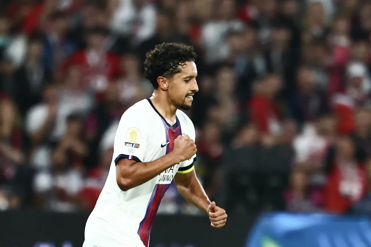 Sob o olhar de Ancelotti, Marquinhos marca no fim e PSG arranca empate no Campeonato Francês