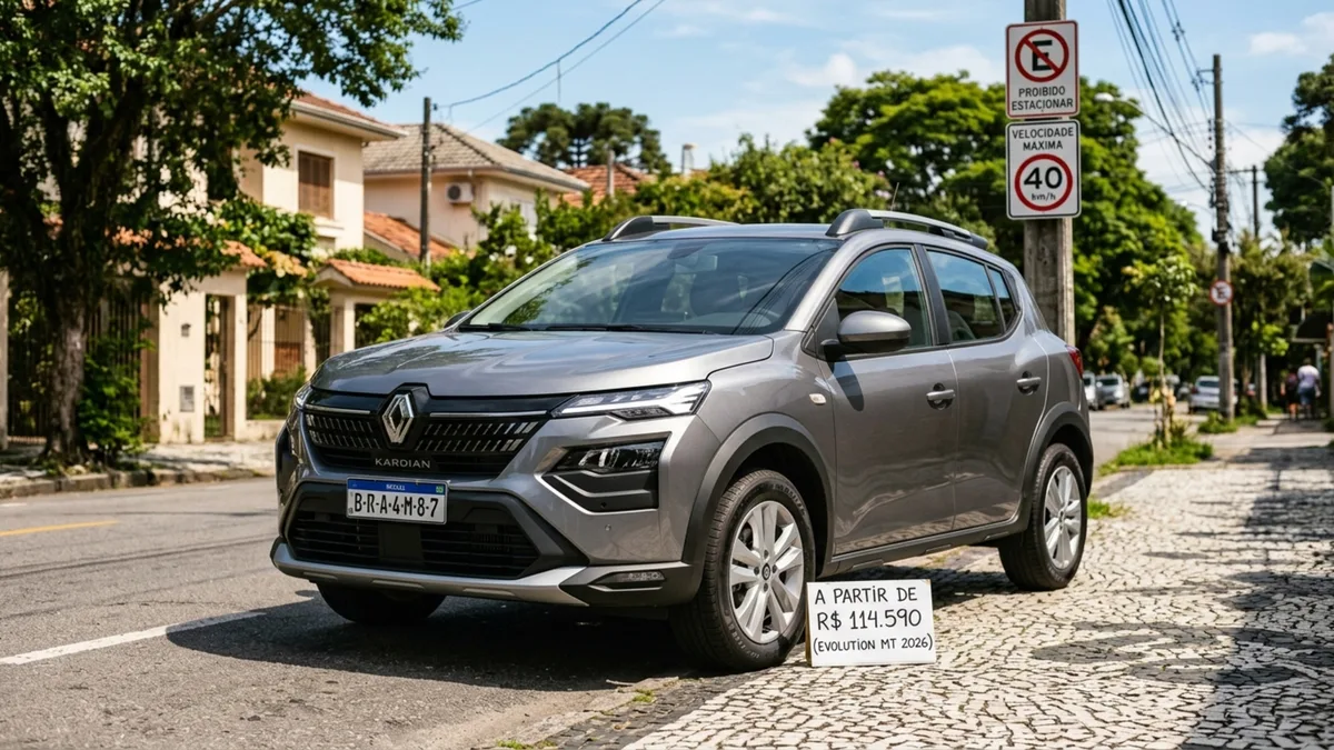 Mesmo estacionado longe, SUV permite consultar autonomia, pressão dos pneus e localização diretamente pelo celular