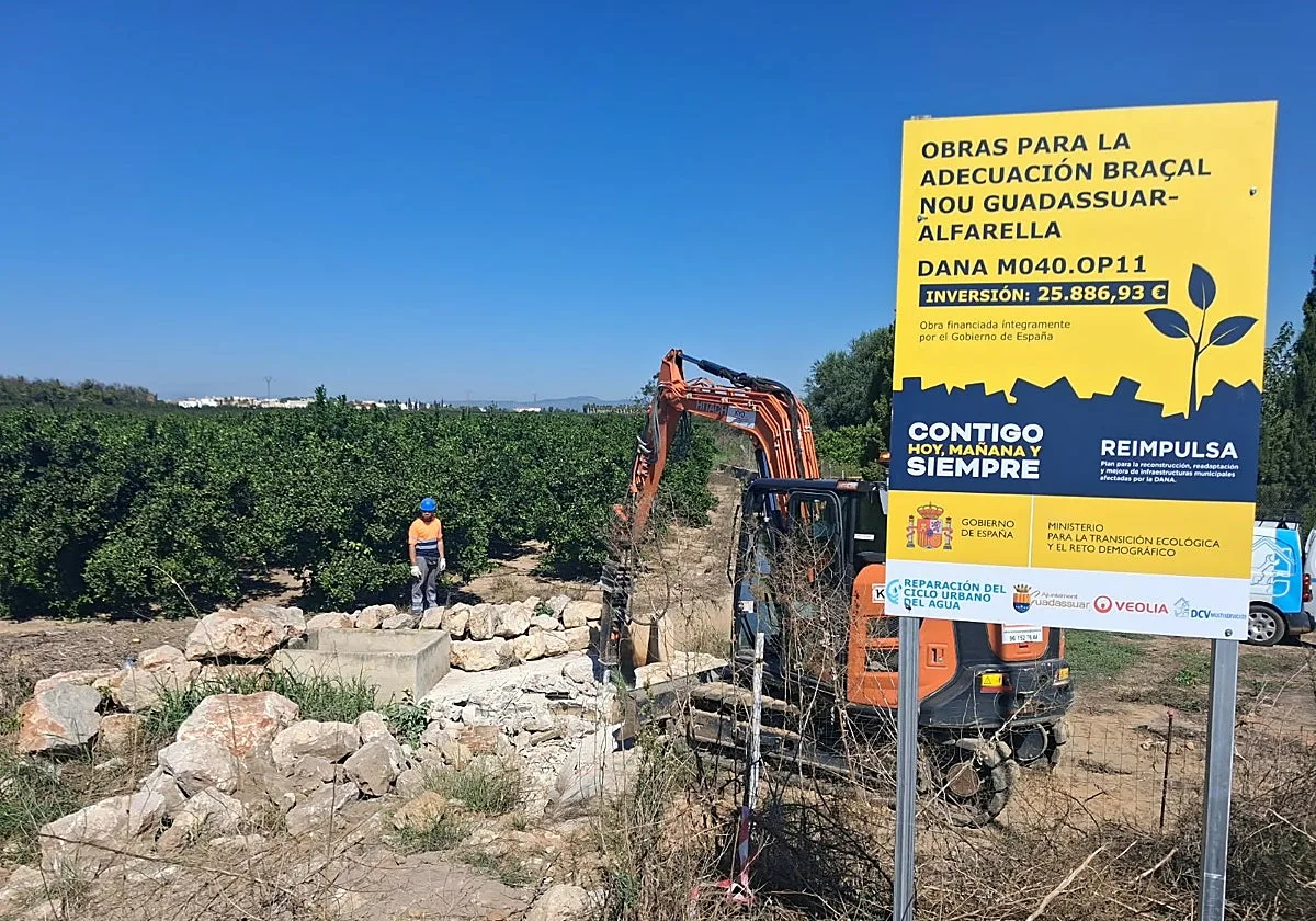 Veolia alcanza el 70 % de las obras de reconstrucción tras la dana en Guadassuar
