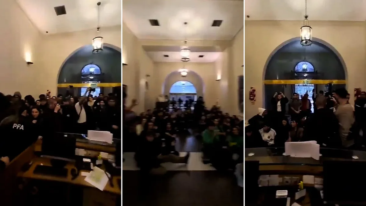 “No nos quedan más opciones”: habló una de las estudiantes universitarias que participó de la sentada en el Palacio Pizzurno