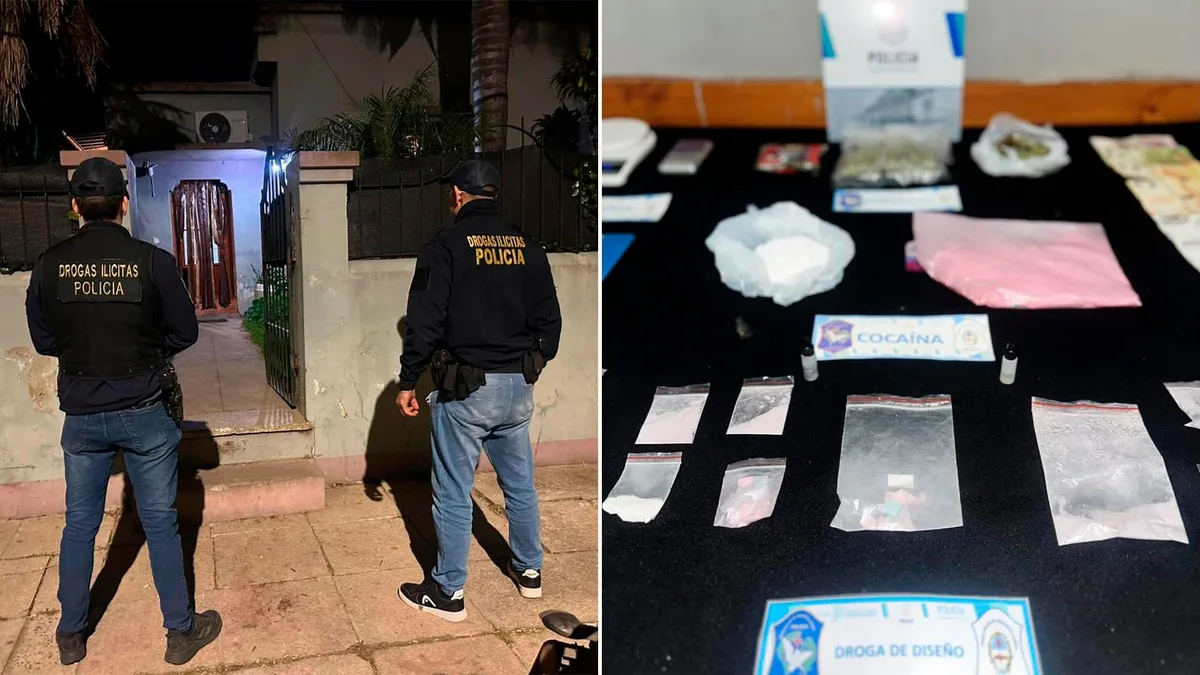 Cayó “El Rey de las Pastillas” en Junín: secuestraron éxtasis, ketamina, LSD y cocaína rosa