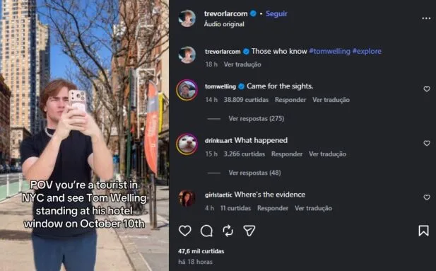 Tom Welling dá a melhor resposta após nude viral e reage à brincadeira de colega de “Smallville” Tom Welling dá a melhor resposta após nude viral e reage à brincadeira de colega de “Smallville”