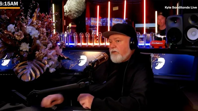 Kyle Sandilands served with subpoena papers live on-air