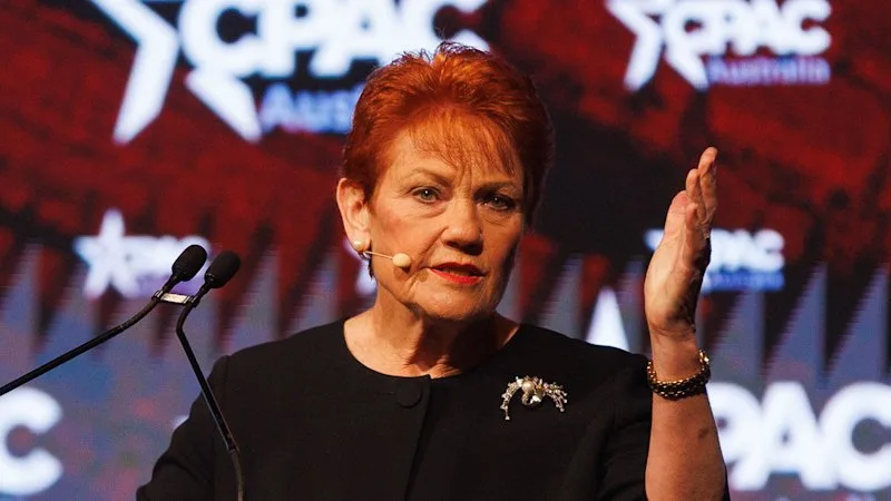 ‘Smarmy management consultant’: Hanson attacks Taylor, Liberals in fiery CPAC speech